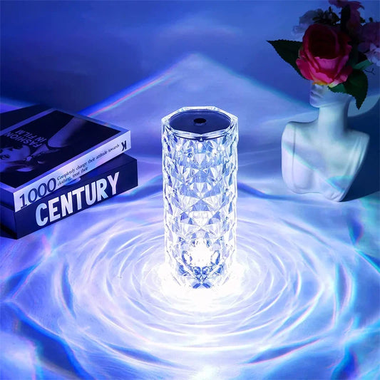 Crystal Rose Lamp